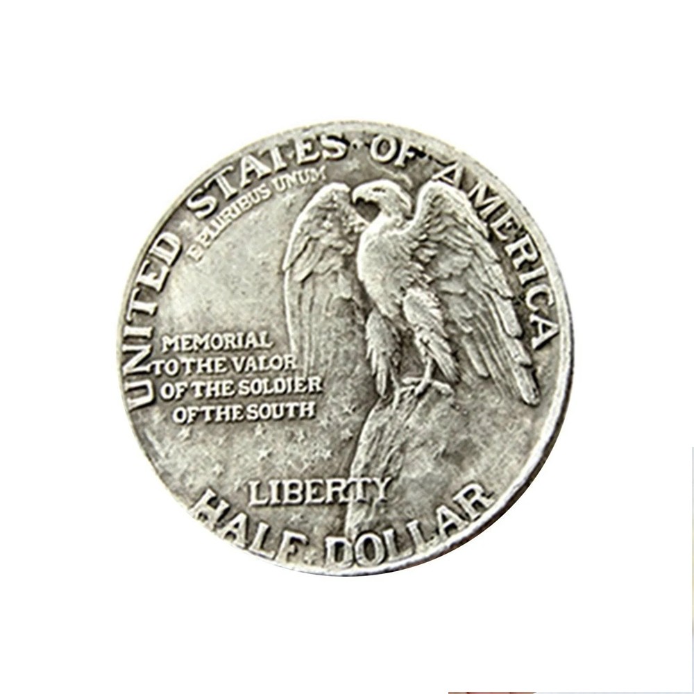 4PCS 1925 Stone Mountain Silver Half Dollar Classic Commemorative Coin