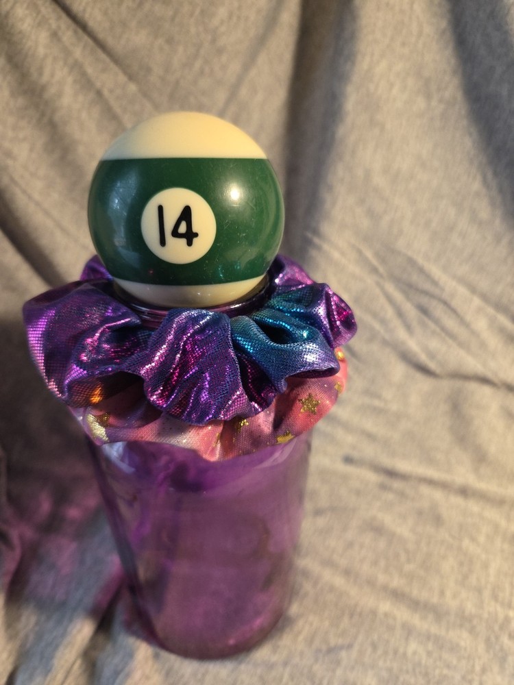 Vintage Number #14 Green Striped Pool Ball Replacement 
