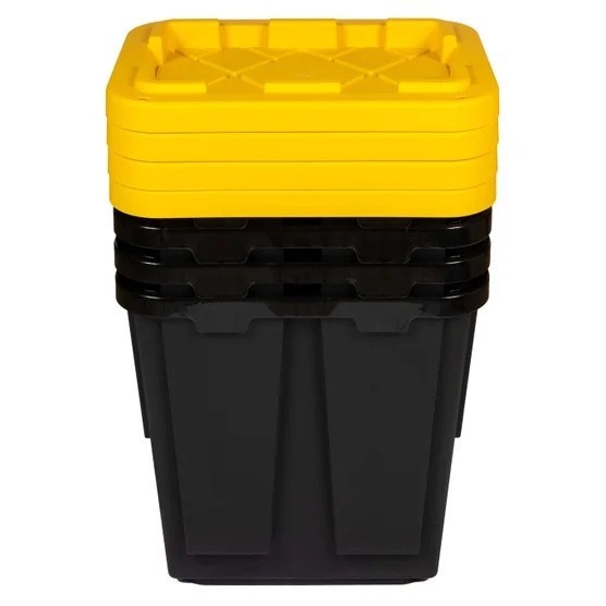 Greenmade 12 Gallon Storage Bin, 4-pack