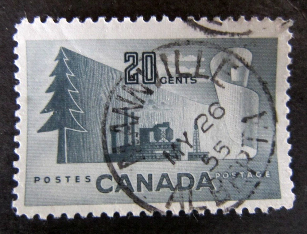 Canada #316 CDS Cancel Mannville, AB {ebhs112}