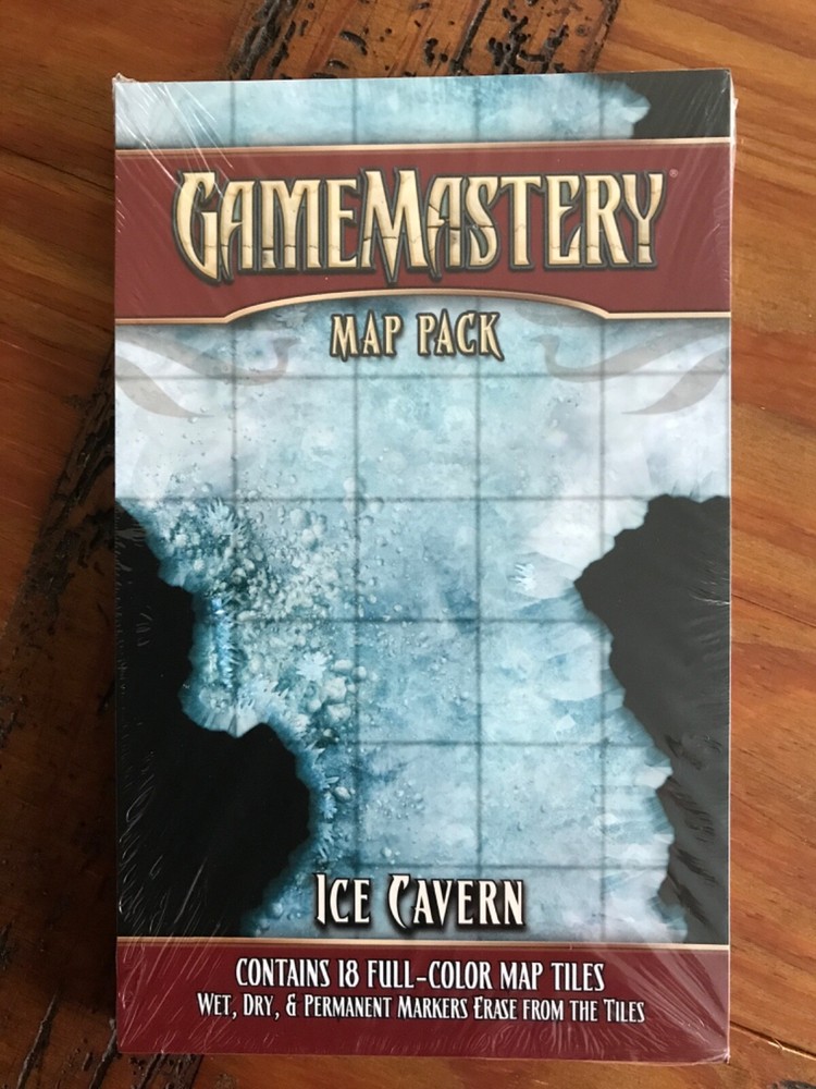 Paizo GameMastery Map Pack - Ice Cavern Pathfinder D&D BRAND NEW SEALED RPG D20