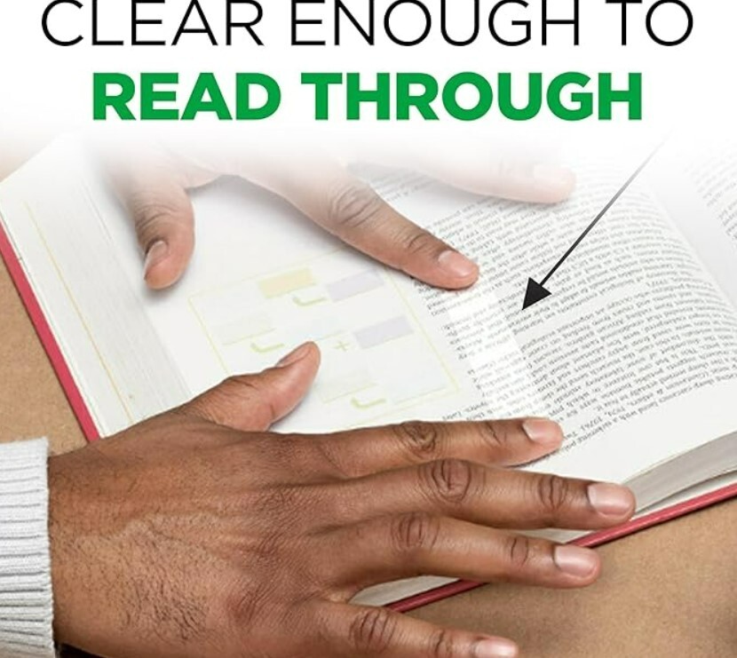 Paper Tape Writable Labeling Translucent Decorating Packaging Repairing 2 Rolls