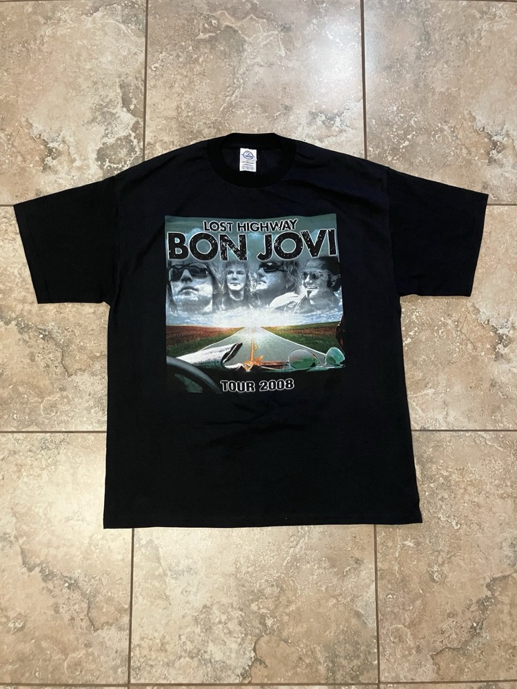 Bon Jovi 2008 Lost Highway Tour Tee