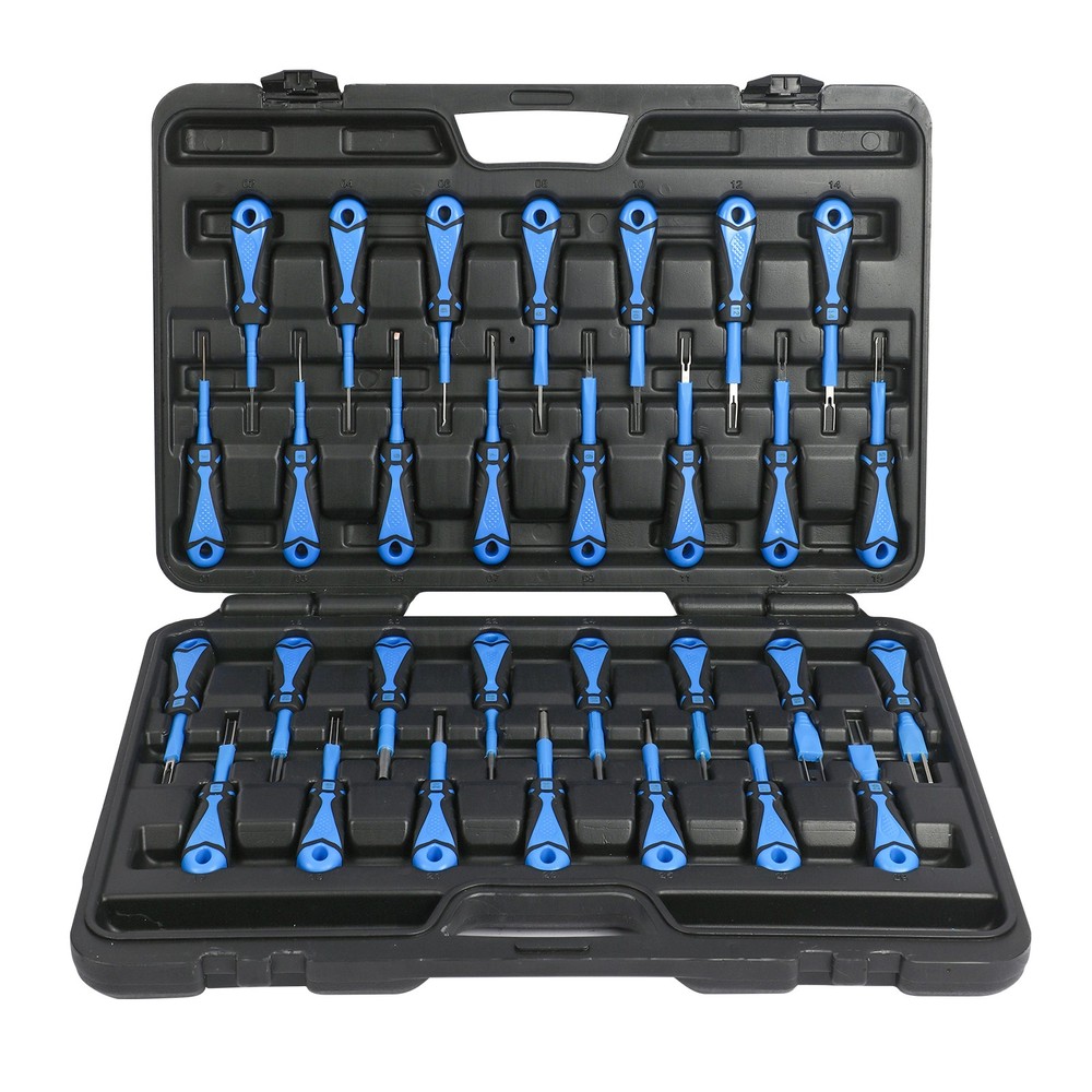 30Pcs Terminal Removal Tool Kit Auto Electrical Pin Removal Tool Pin Extractor