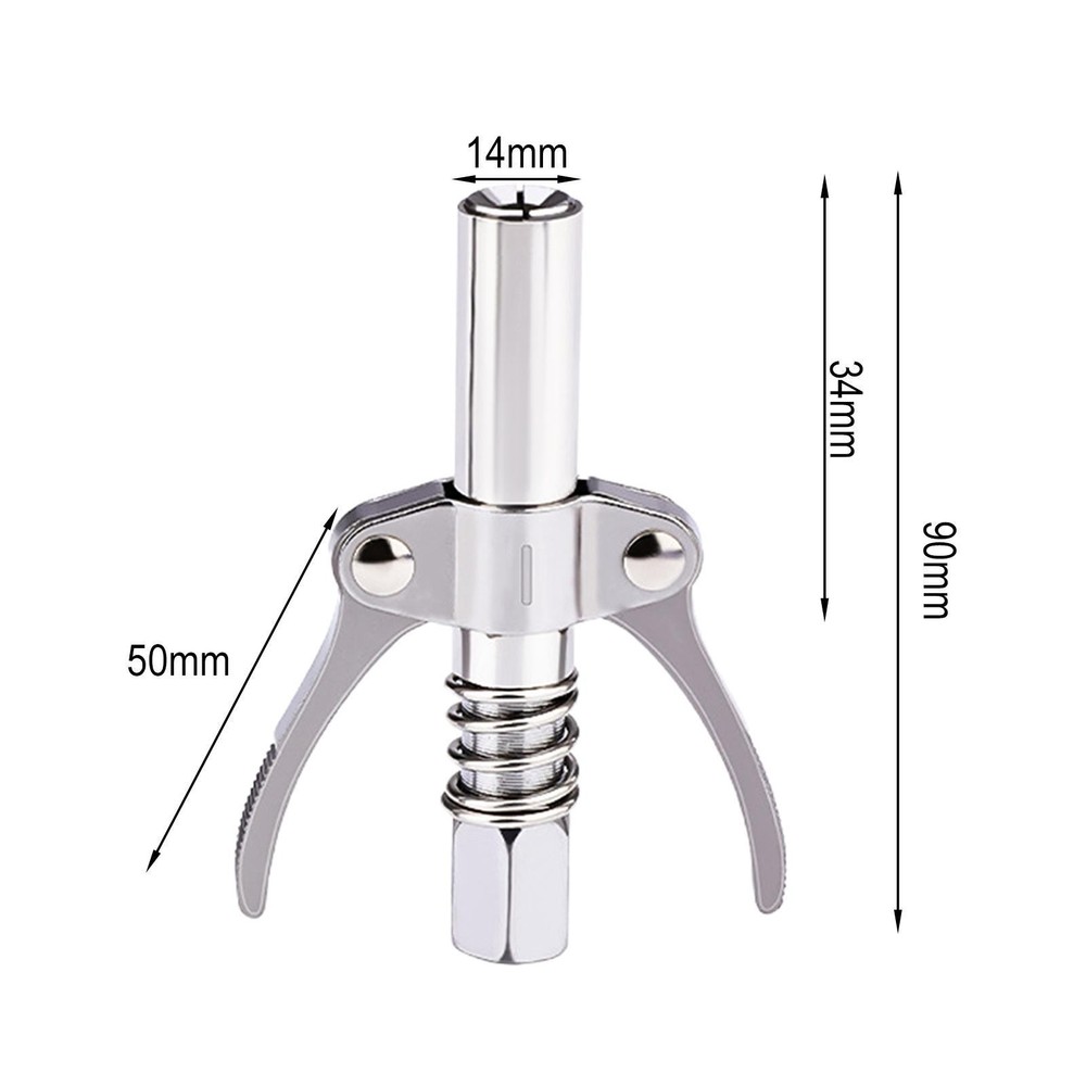 3x Stainless Steel Quick Release Grease Coupler - Enhanced Attachment for