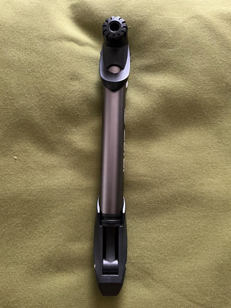 Zefal bicycle mini pump Silver/Black Presta Schrader EXC
