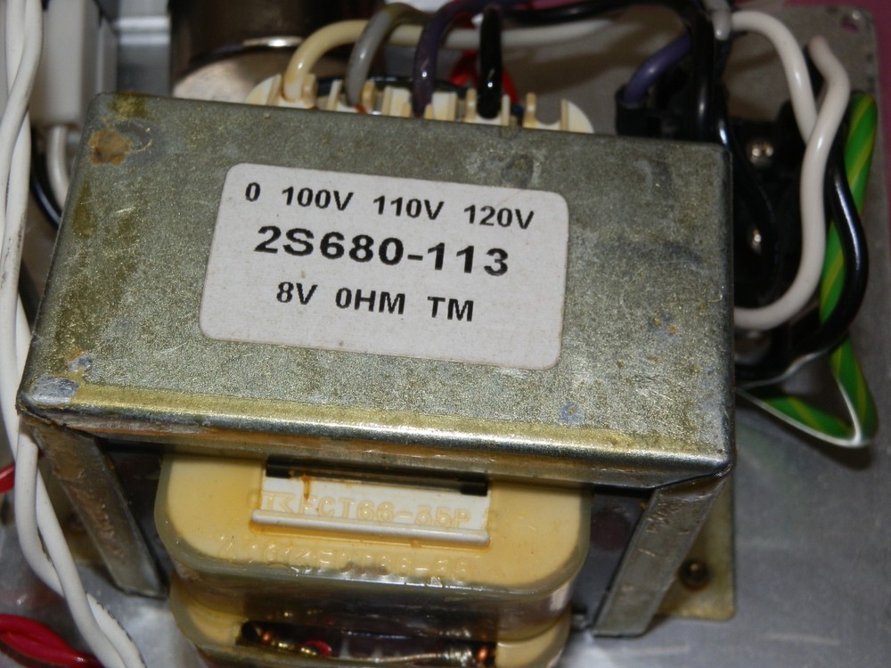 Nikon Microscope E200 LED Power Supply, Lamp, Switch and Rheostat Assembly