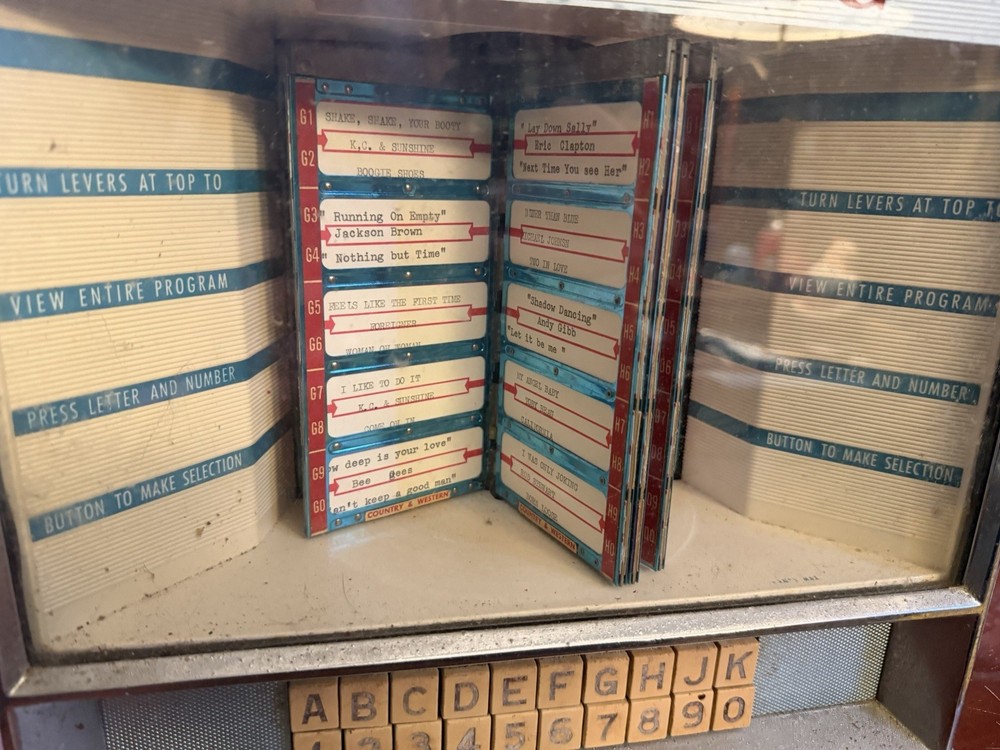 Vintage Seeburg 3W100 Jukebox Wallbox