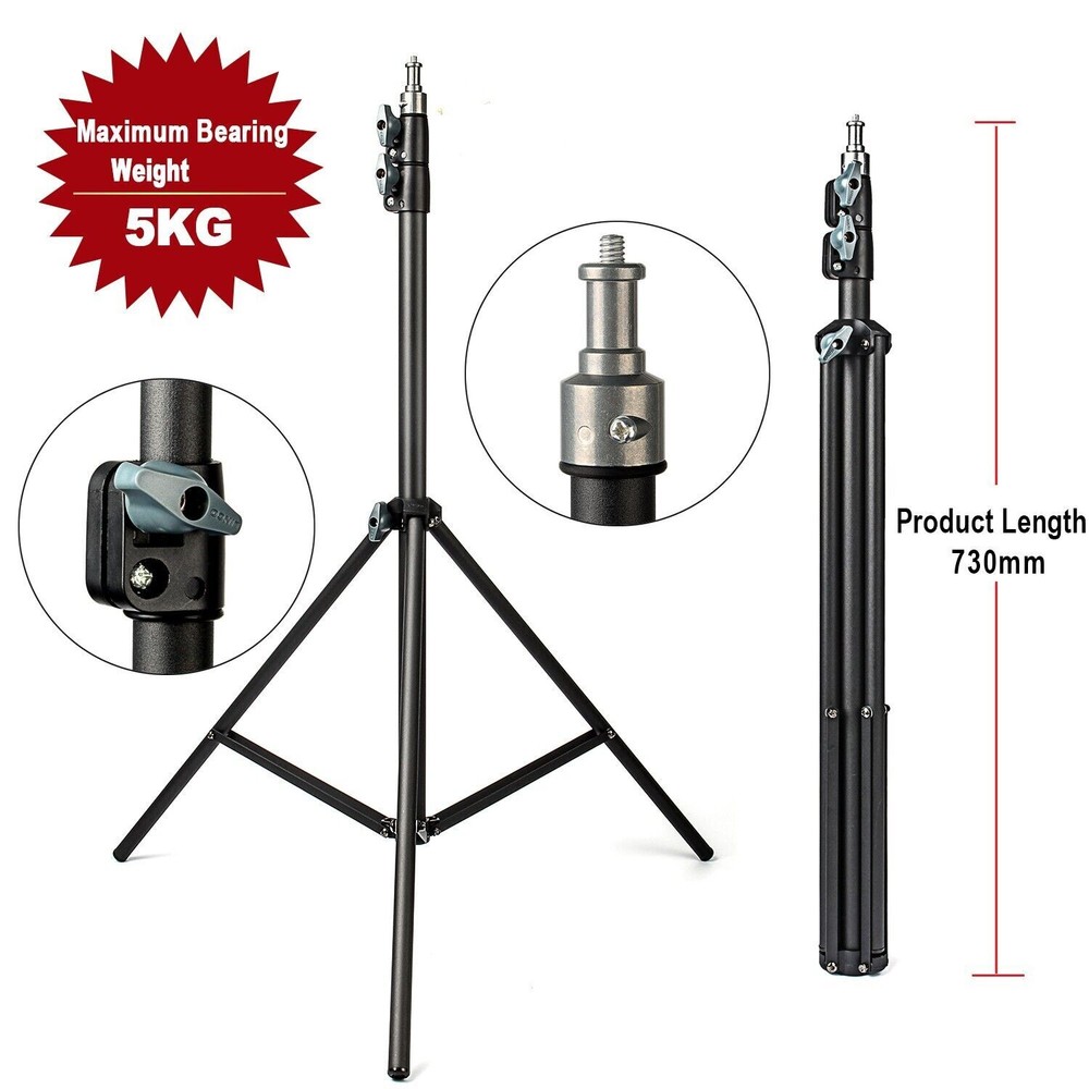 Adjustable Max. 2m Light Stand Tripod for Studio Photo Flash LED Light