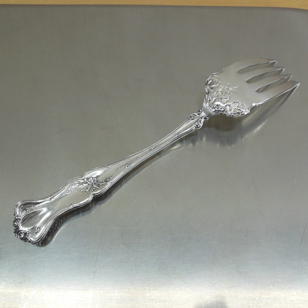 Rogers Bros. Vintage Grape Silverplate Cold Meat Fork