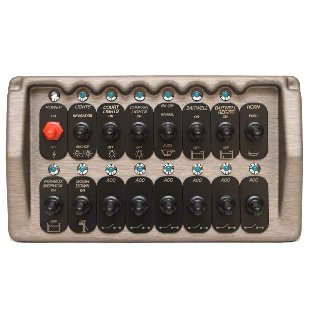 Ranger Boat Switch Panel 206026 | 260 LTS Pro Bronze Plastic