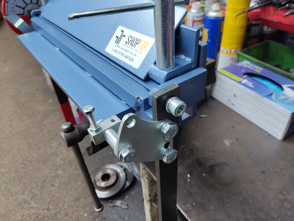 Sheet metal folder 300/2mm, 12in / 2mm, metal bender + angular scale + limiter