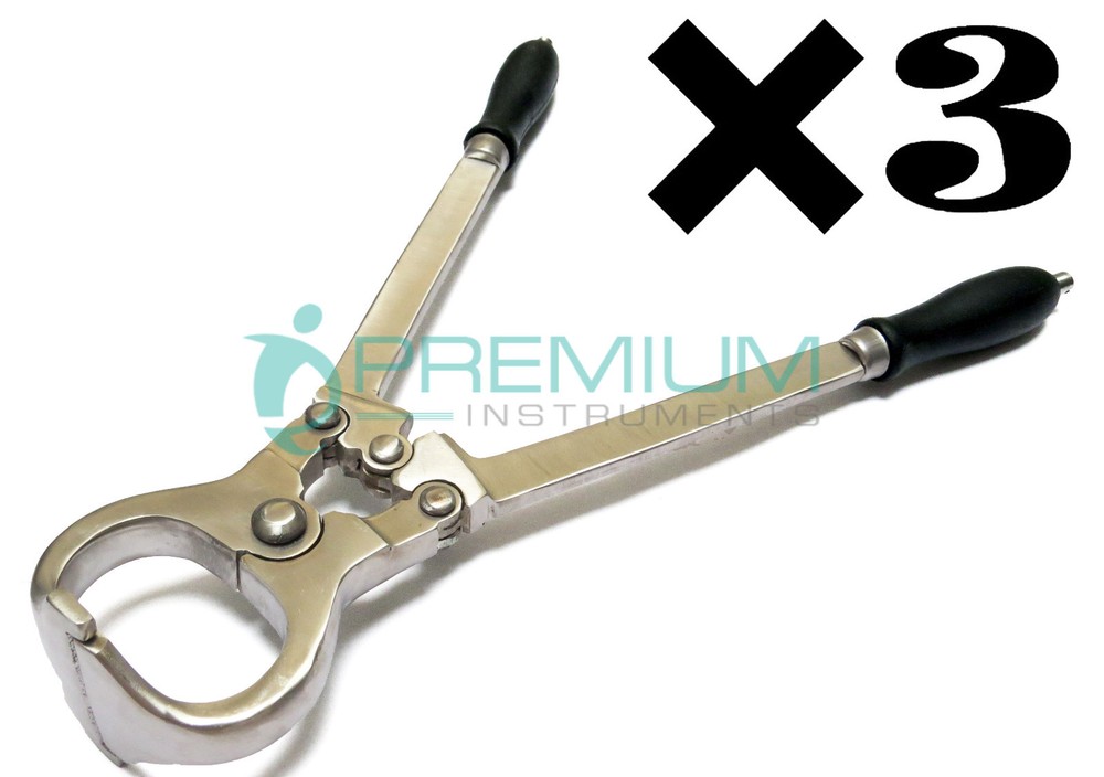 3 Pcs Set Premium Castrator Burdizzo 18" Castration Veterinary Instruments