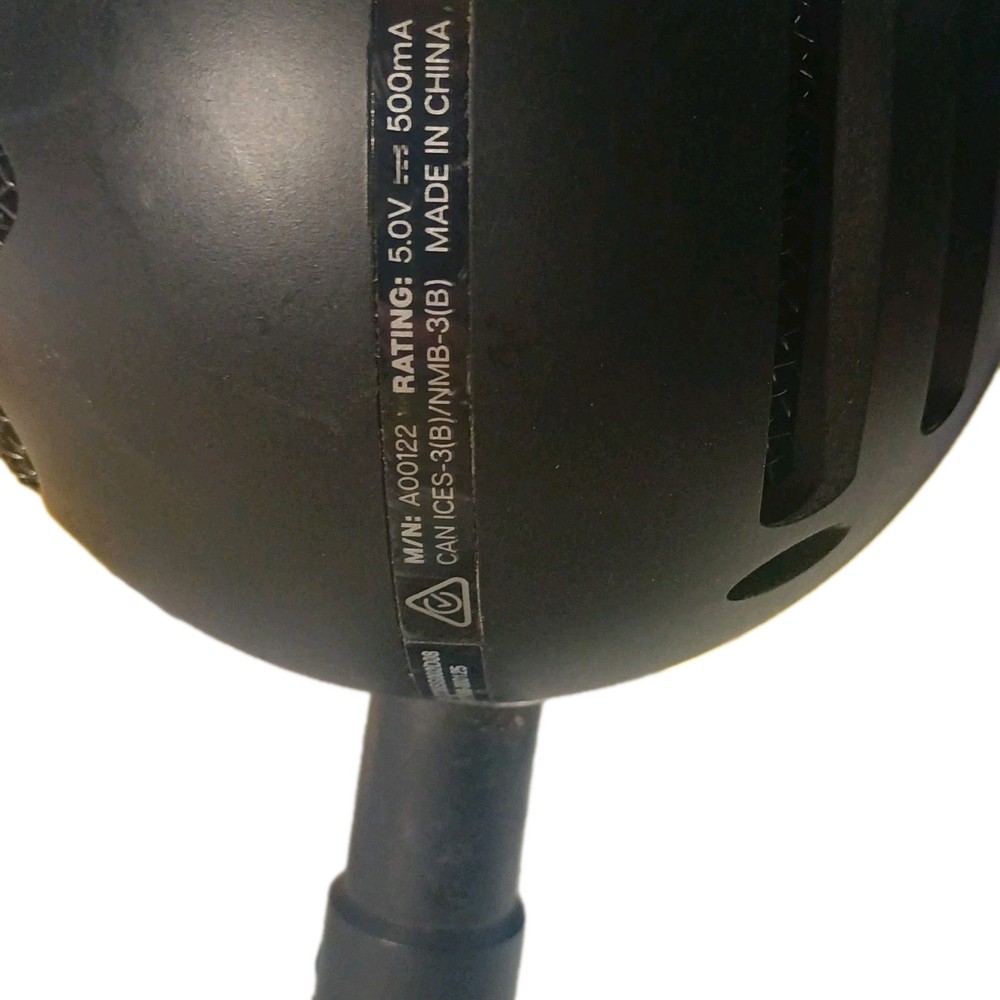 Microphone for PC podcast creator USB Black Adjustable Stand Freestanding