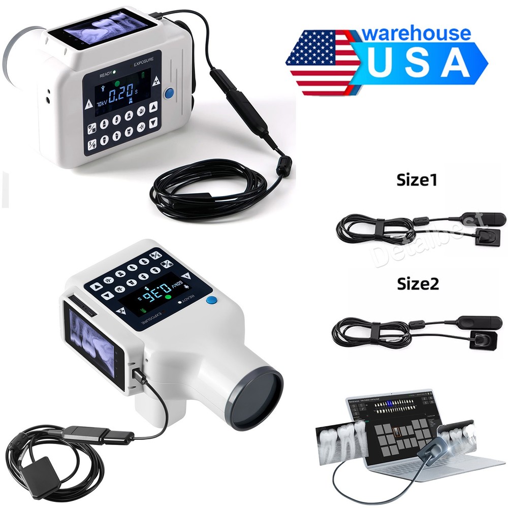 Dental Portable Imaging System Handhold X Machine Unit Ray High Frequency+Shield