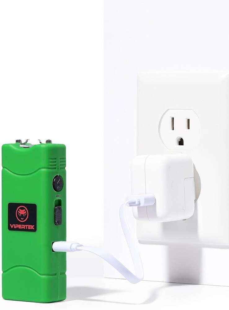 VTS-881 Micro Stun Gun: Compact Self Defense with LED Flashlight &