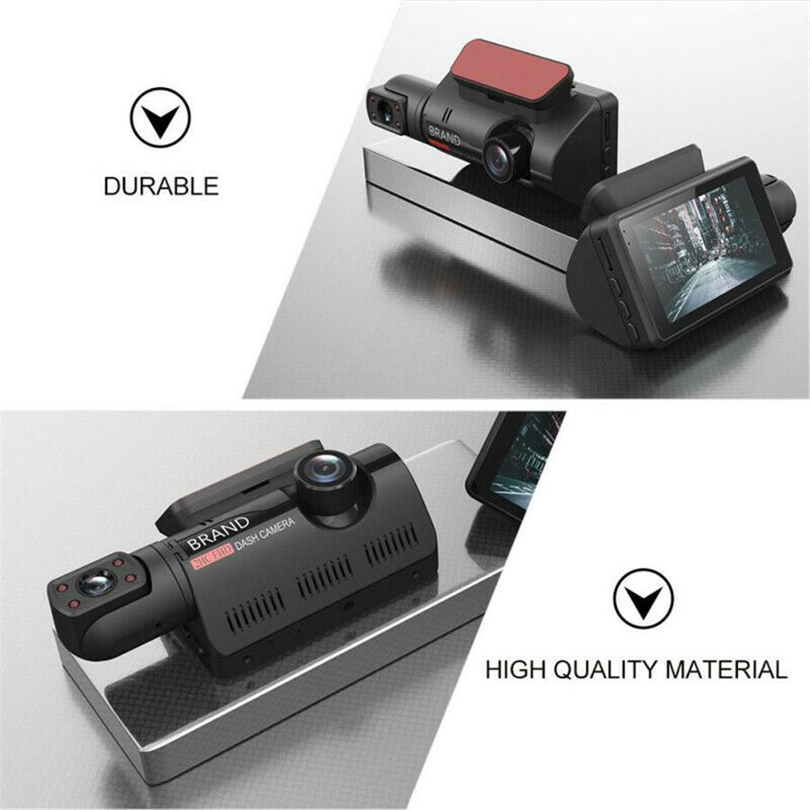 FHD Car Dash Cam DVR Front Inside Camera Night Vision Driving Recorder G-Sensor