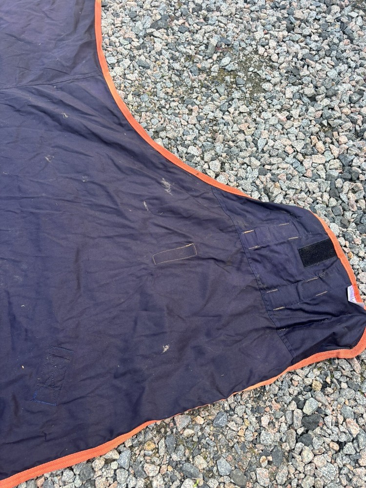 78” Loveson Stable Sheet - Navy/Orange
