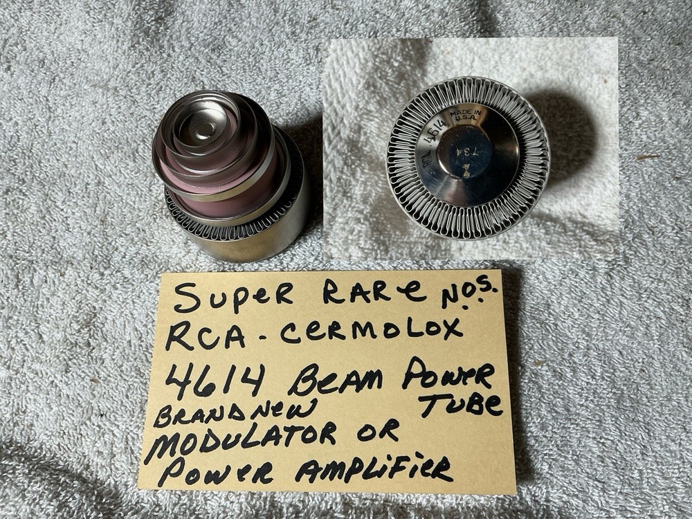 NOS RCA CERMOLOX 4614 Power Beam Tube Voltage Regulator Modulator RARE NEW