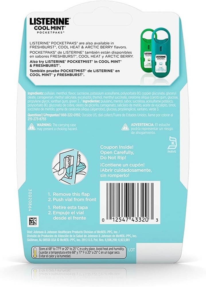 Gingivitis-Fighting Mint Strips 12 Pack