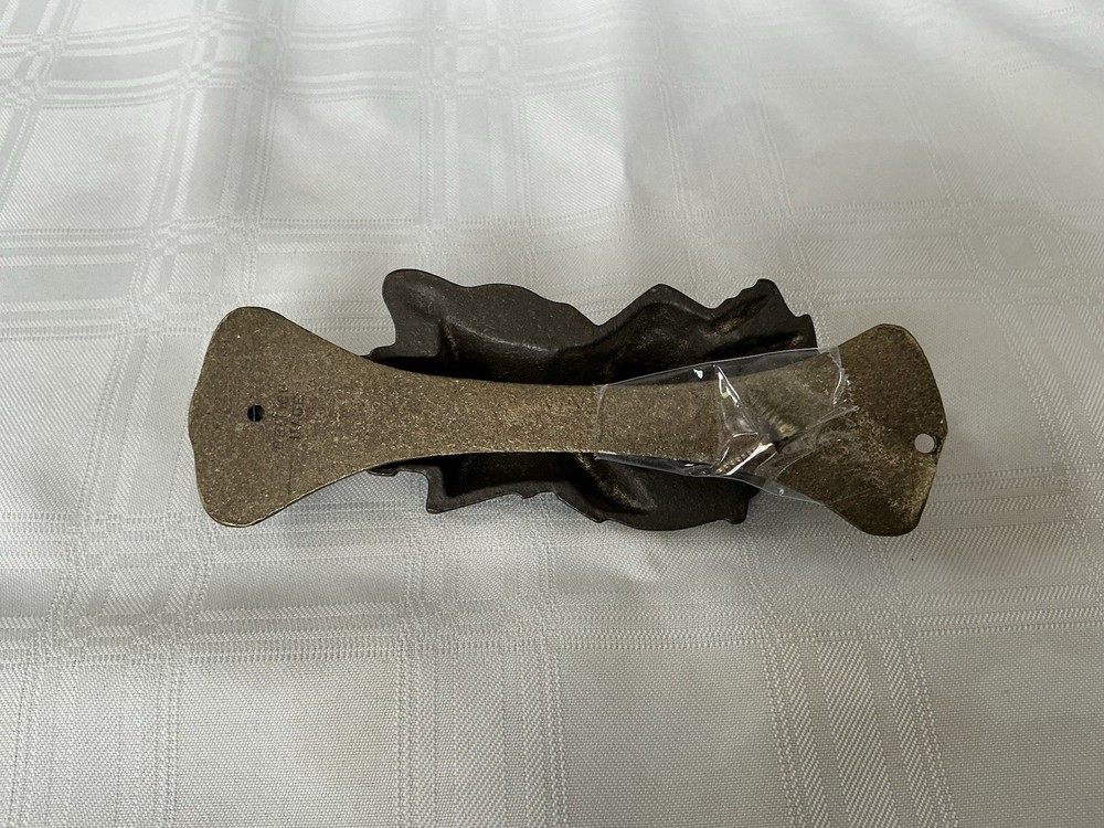 Door Knocker - Scottish Bagpipe Player with Strike Plate - Solid Brass - Vintage
