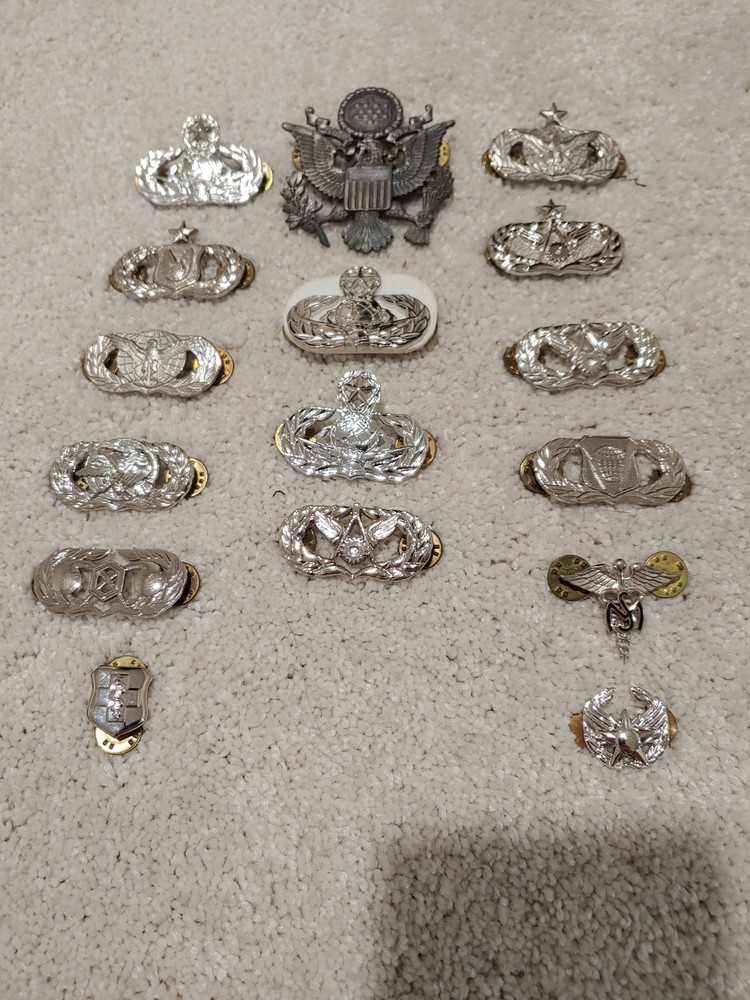 Various USAF Badges.