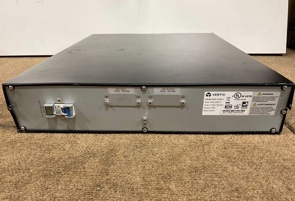 Liebert Battery Enclosure PSI5-72VBATT ✨🔥✨NEW OPEN BOX! FULLY FUNCTIONAL!✨🔥✨