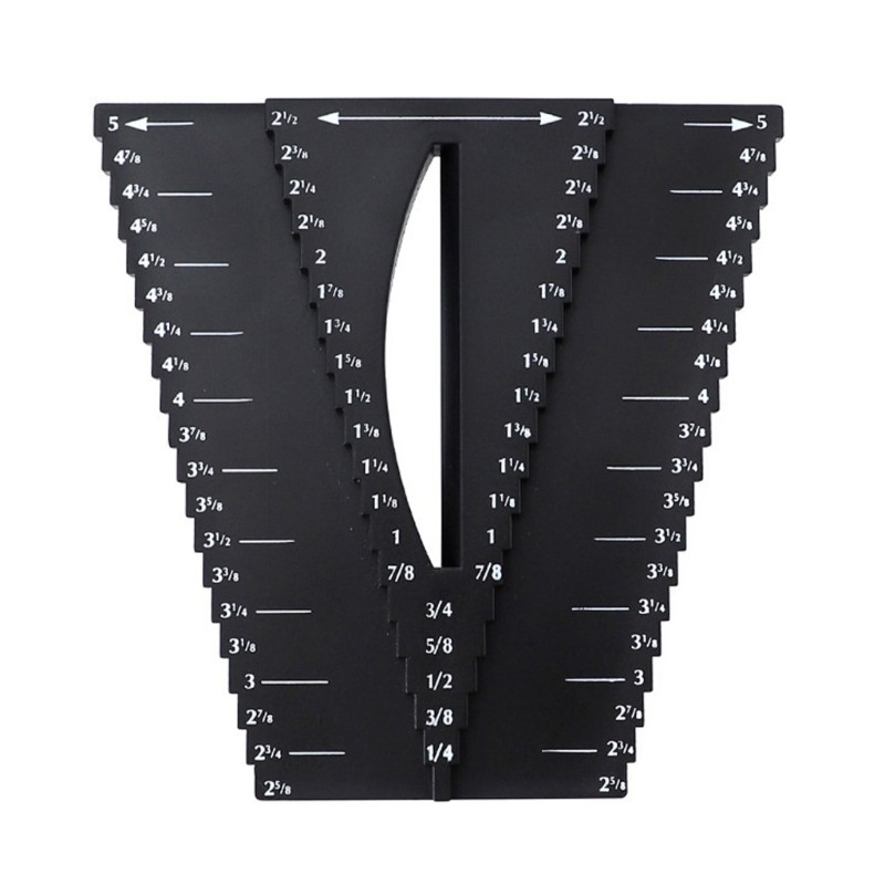 Lightweight Plastic Center Marker Tool For Circular Objects Precise Measurements