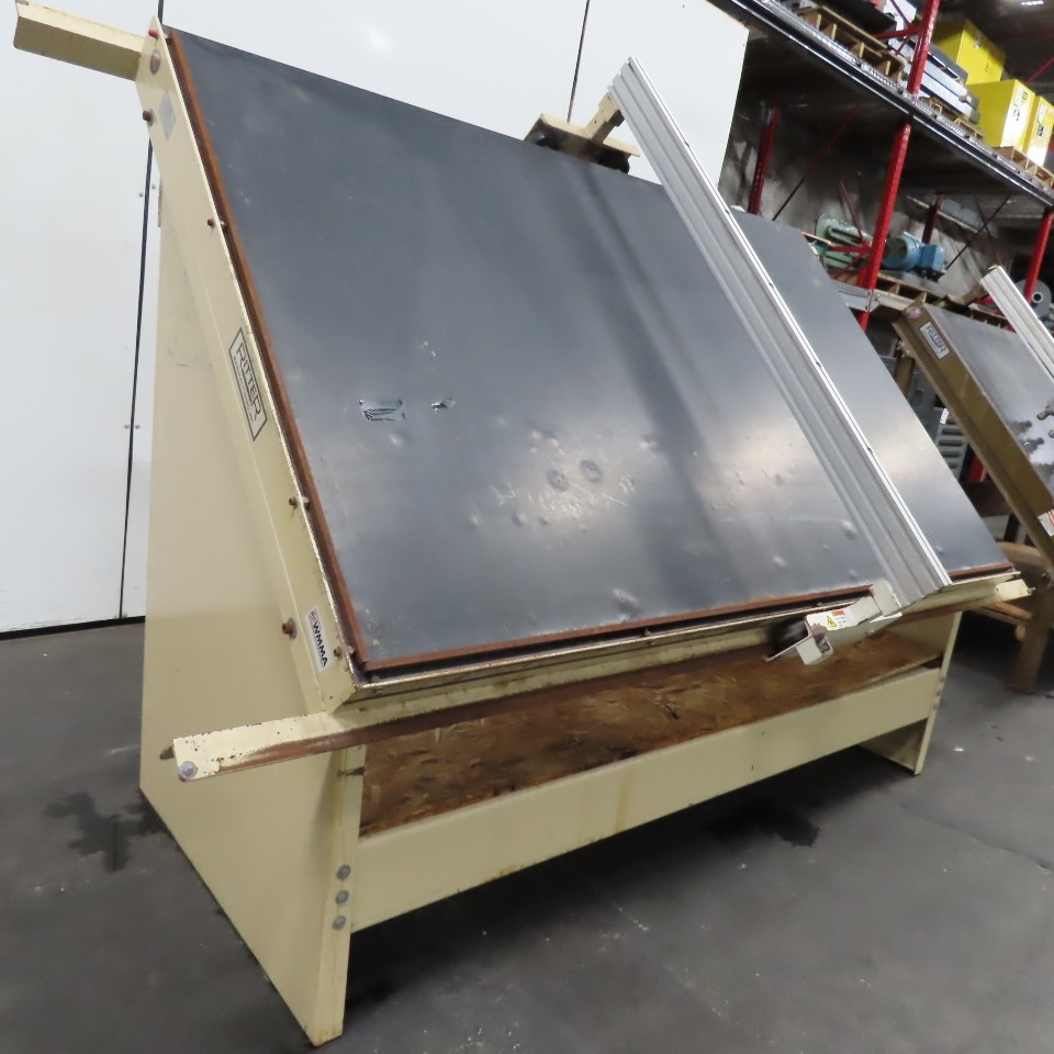 Ritter R215E/A 5' x 8' Face Frame Assembly A Frame Bare Table 45° Easel