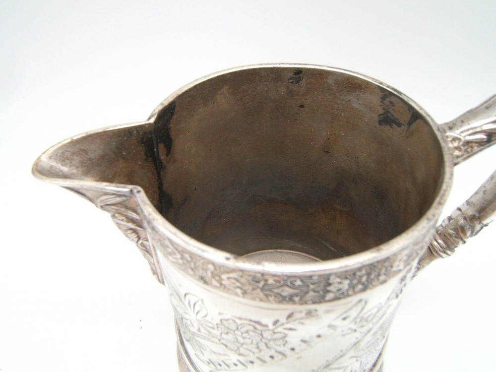 VICTORIAN SILVER PLATE PITCHER AESTHETIC SOUTHINGTON CO
