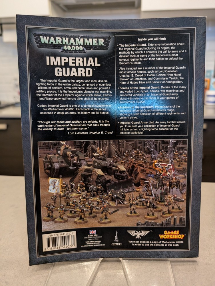 Games Workshop Warhammer 40000 40K Codex 5th Imperial Guard