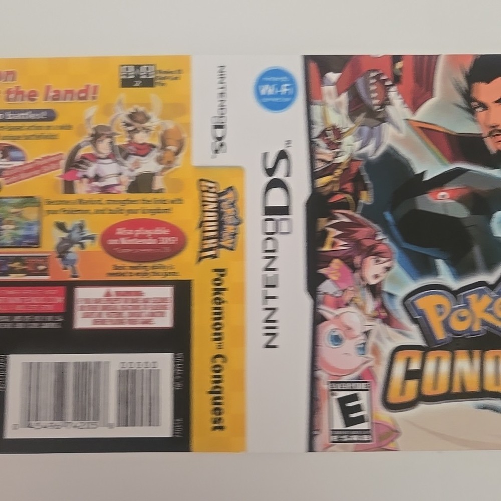 Replacement Case For Pokemon Conquest Version Nintendo DS