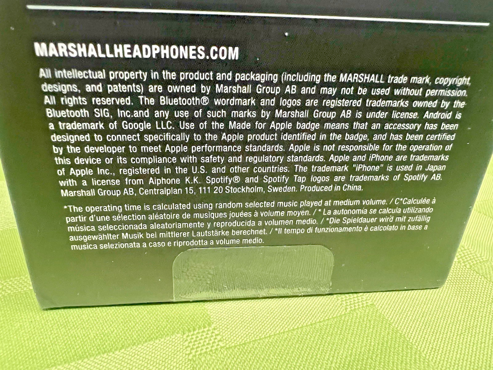 NEW SEALED Marshall Major V On-Ear Wireless Bluetooth Headphones BLACK FREE SHIP