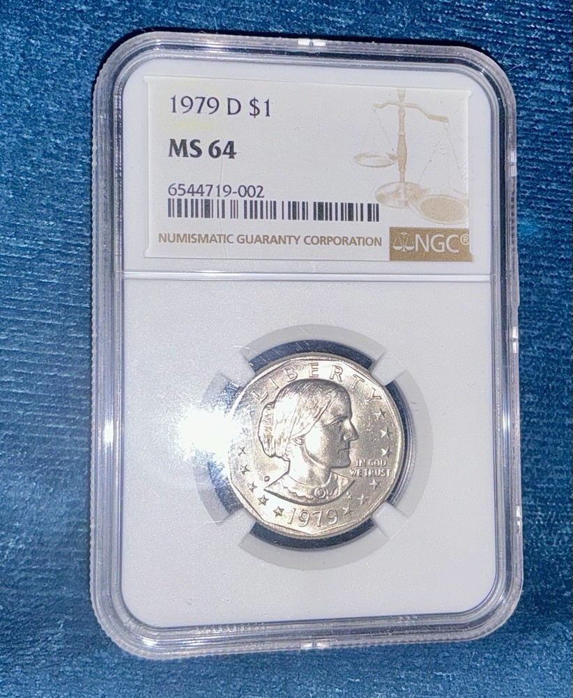 Susan B Anthony 1979-D Dollar MS 64 NGC