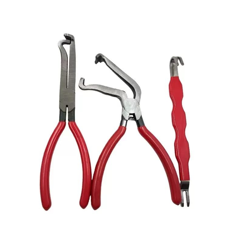4 Pcs Electrical Disconnect Pliers Professional Set - Electrical Connector Red