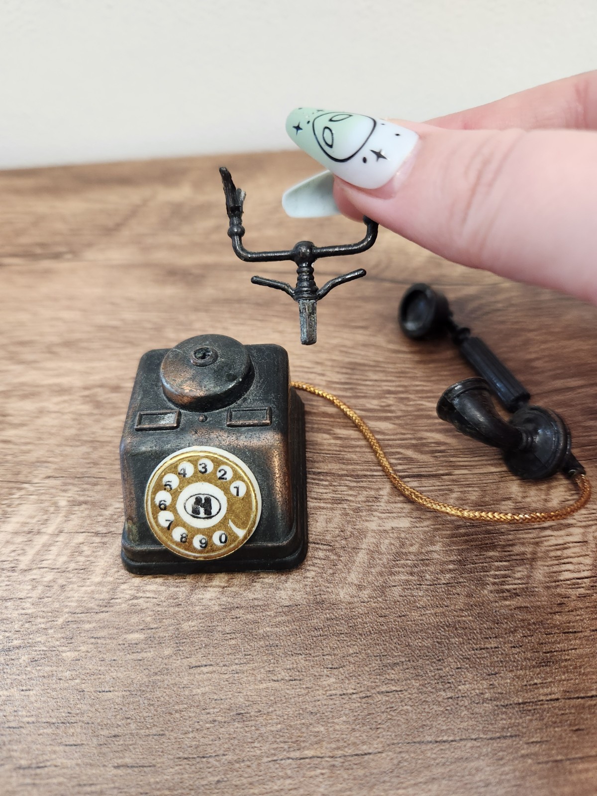 Die Cast Metal Vintage Phone Pencil Sharpener