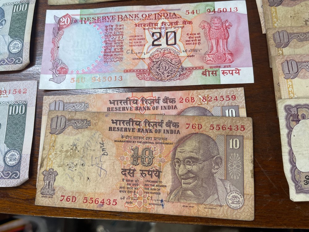 Assorted India Banknotes lot