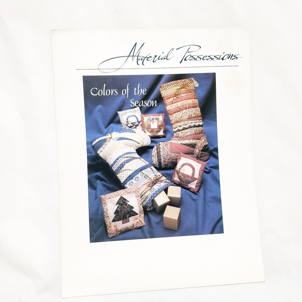 Christmas Stocking Patterns Vanessa-Ann Collection Material Possessions 1980s