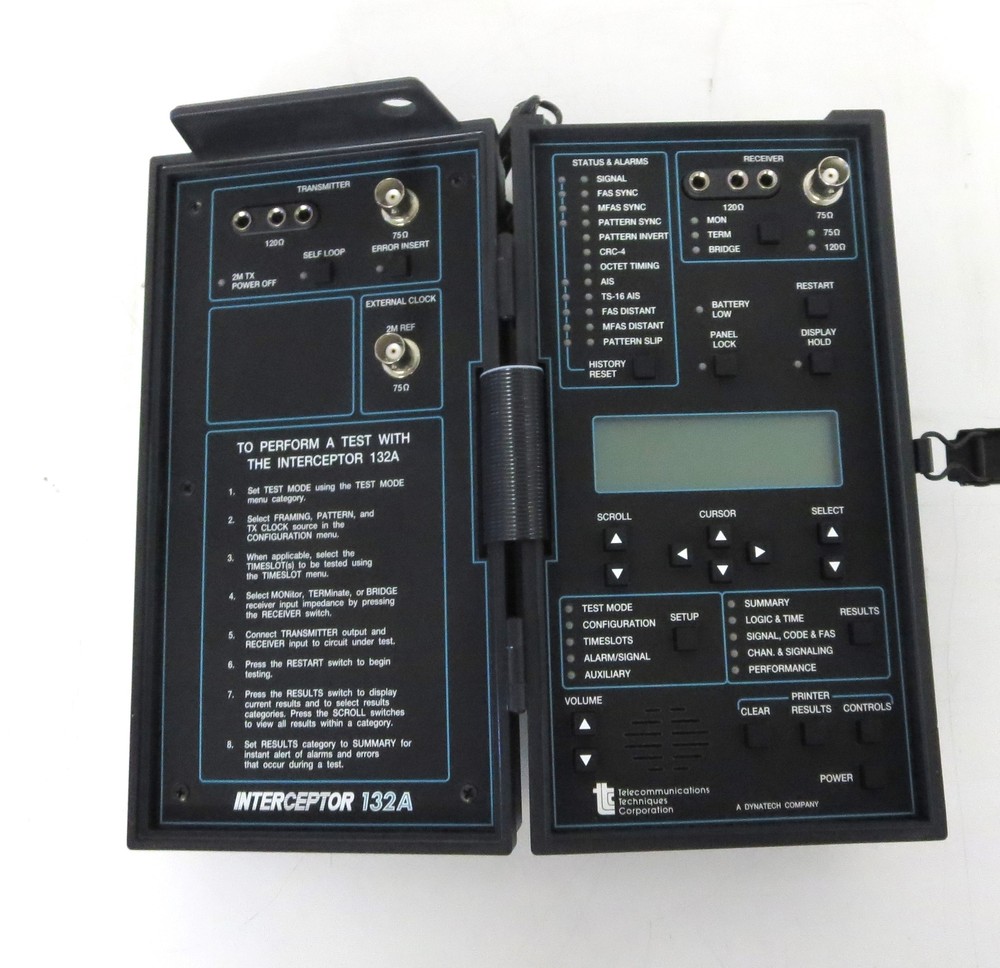 TELECOMMUNICATIONS TECHNIQUES CORP 132A Communications Analyzer
