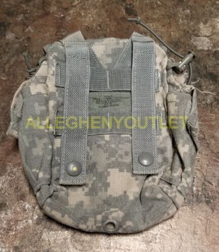 MOLLE II 1 QT Canteen / Utility Pouch ACU with OD Canteen VGC