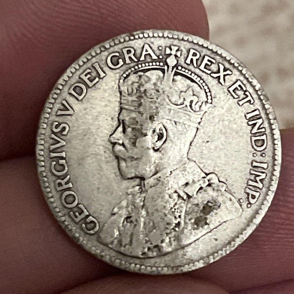 1917 Newfoundland Silver 25 Cents