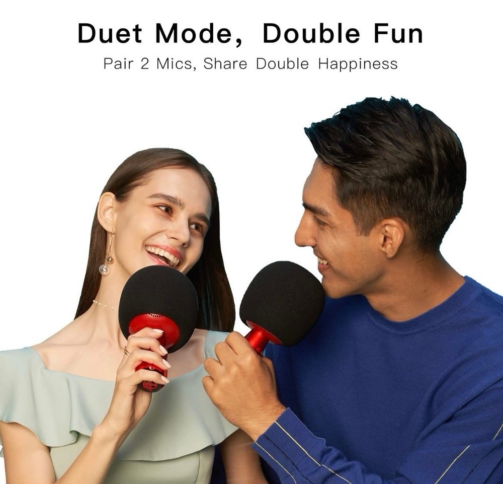 CALF G2 Karaoke Microphone Wireless Bluetooth Speaker Microphone