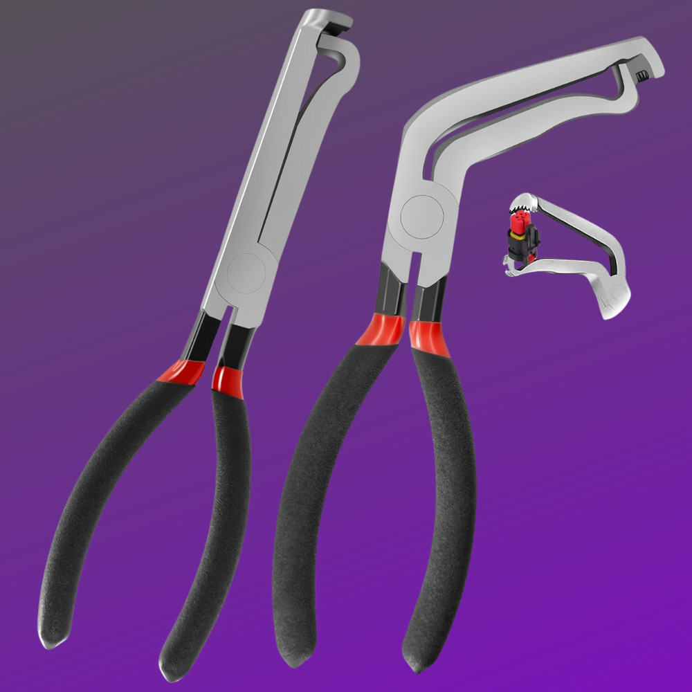 2pc Electrical Disconnect Pliers 60 Degree Electrical Connector Separator Wiring