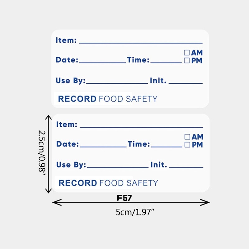 500Pcs Self Adhesive Label Dates Label Sticker Storage Label