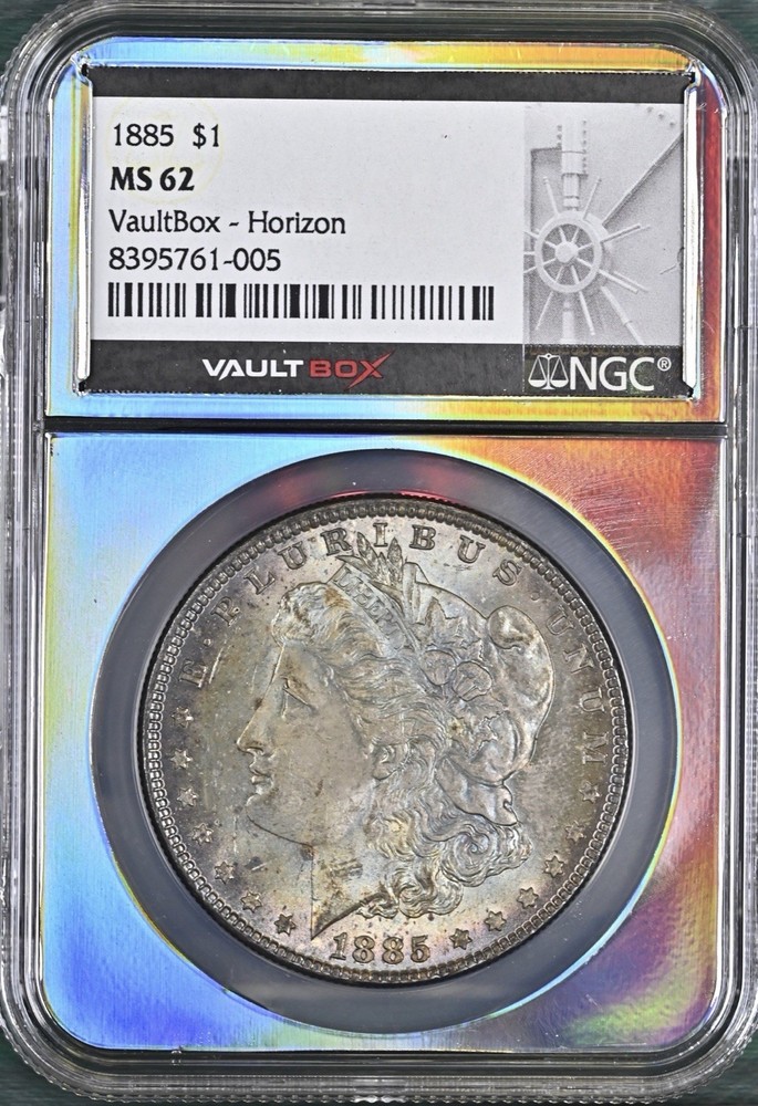 1885 Morgan Silver $1 NGC MS 62 DL39