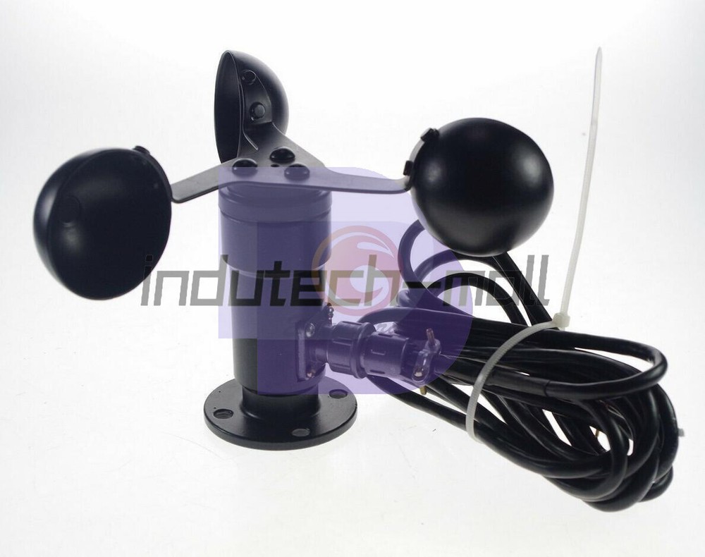 Aluminium Alloyed Current output Wind Speed Sensor Anemometer Three Cups 4-20mA