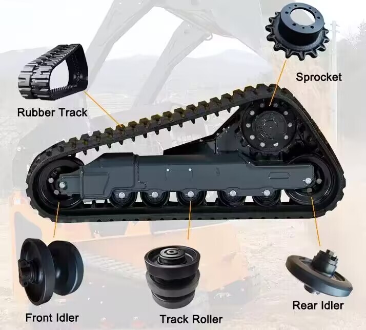 2 PCS Track Roller Bottom Roller FOR John Deere 35D Excavator Undercarriage