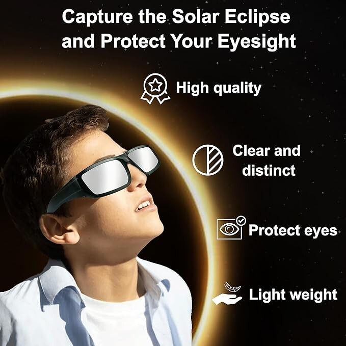 Begleri Solar Eclipse Glasses,Plastic Solar...B22