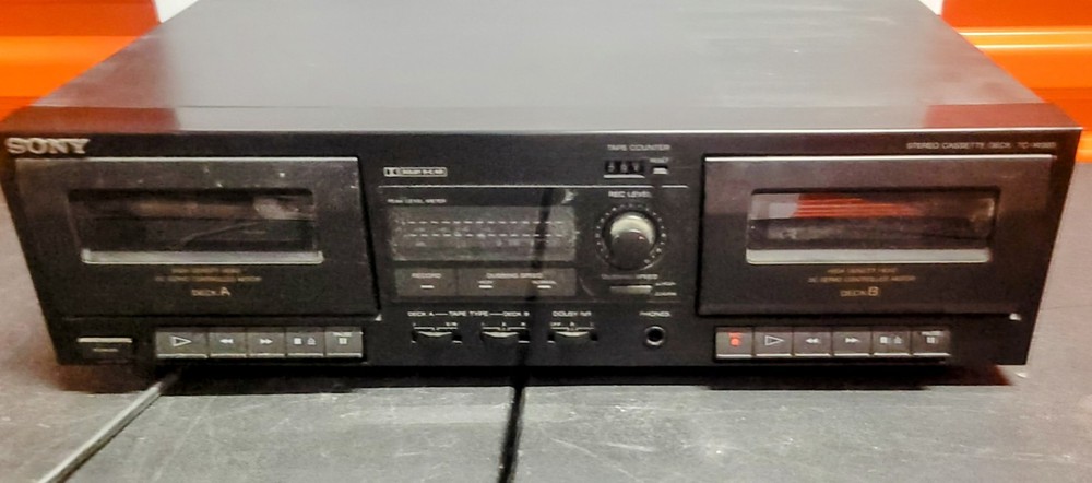 Sony TC-W365 Dolby Double Deck Stereo Cassette Recorder/Player