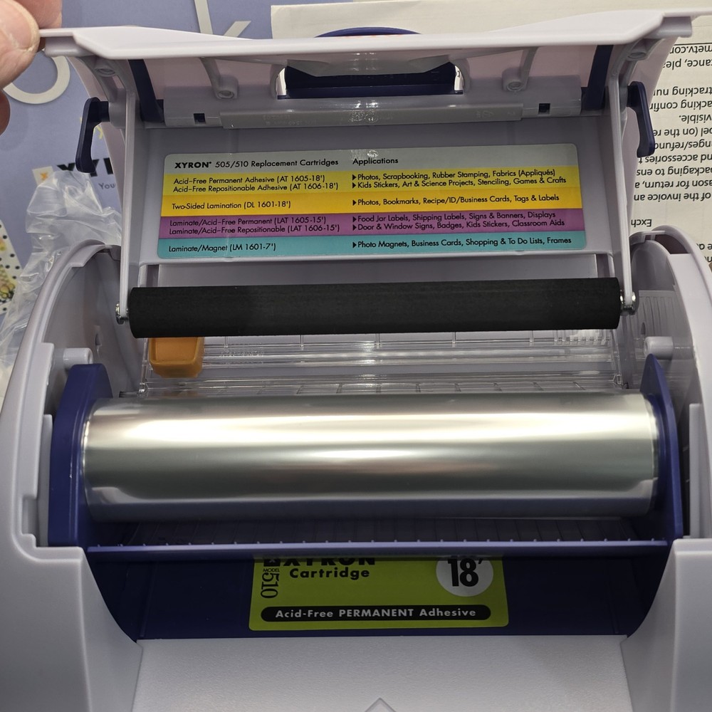 Xyron 510 Sticker, Labels, Magnet Maker Laminating Machine Read